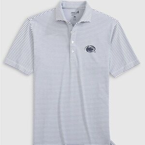 Penn State Stetsons Striped Performance Mesh Polo